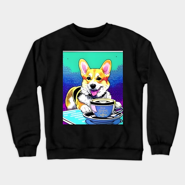 Pembroke Welsh Corgi Crewneck Sweatshirt by Megaluxe 